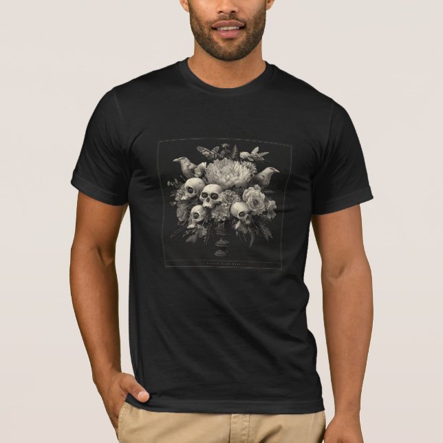 The Mourning Arrangement – Gothic Fine Art T Shirt (Framsida)