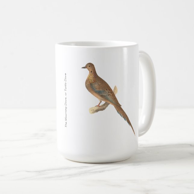The Mourning Dove (Carolina Turtle Dove) NY Birds Kaffemugg (Framsida höger)