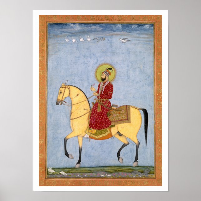 The Mughal Emperor Farrukhsiyar (1683-1719) (r.171 Poster (Framsidan)