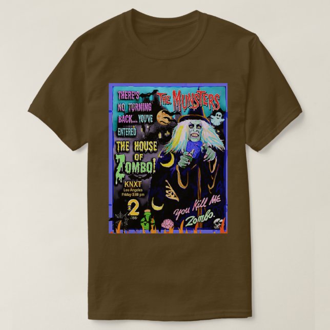 THE MUNSTERS ZOMBO  T SHIRT (Design framsida)