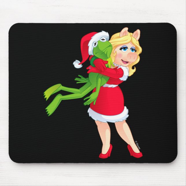 The Muppets Kermit Miss Ggy Christmas  Musmatta (Framsidan)