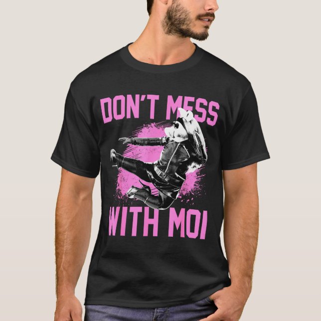The Muppets Miss Ggy Don't Mess With Moi Small  T Shirt (Framsida)