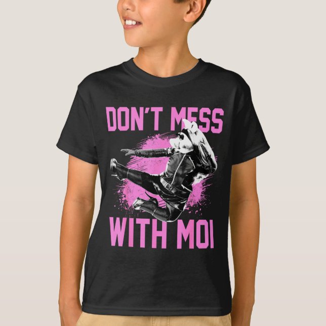 The Muppets Miss Ggy Don't Mess With Moi Small  T Shirt (Framsida)
