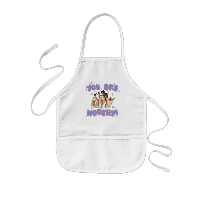 The Muses - You Are Worthy Kids' Apron Barnförkläde (Framsidan)
