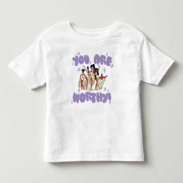 The Muses - You Are Worthy Toddler T-shirt (Framsida)