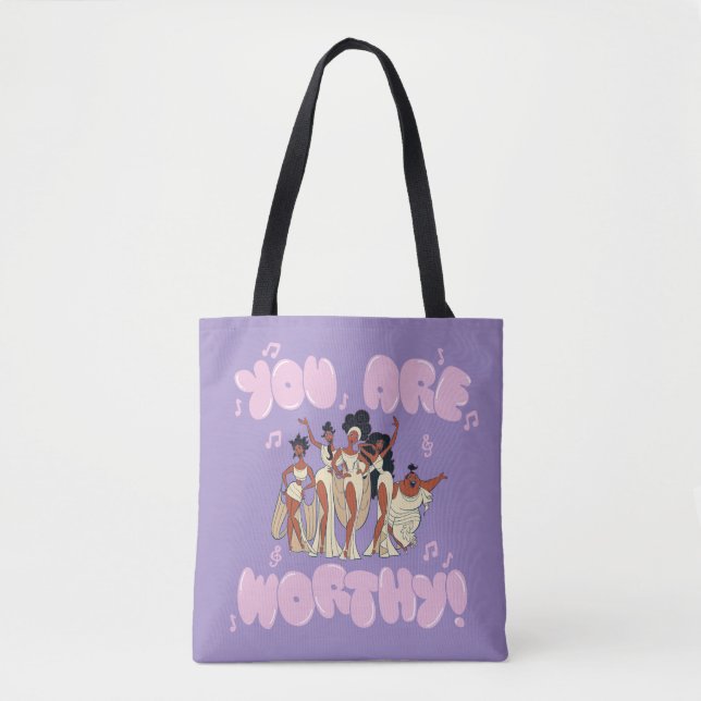 The Muses - You Are Worthy Tote Bag Tygkasse (Framsida)