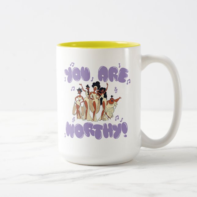 The Muses - You Are Worthy Two-Tone Coffee Mug Två-Tonad Mugg (Höger)