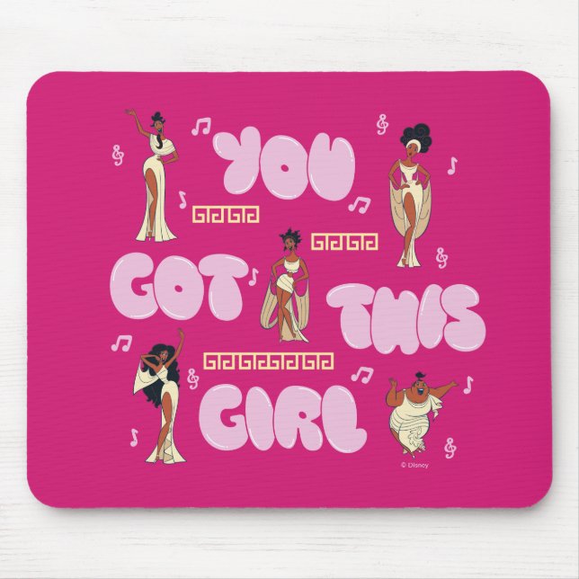 The Muses - You Got This Girl Mouse Pad Musmatta (Framsidan)