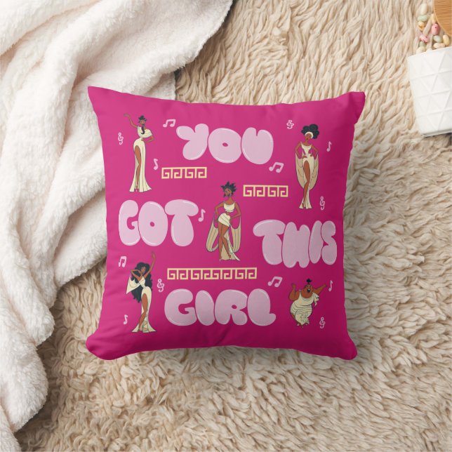 The Muses - You Got This Girl Throw Pillow Kudde (Filt)