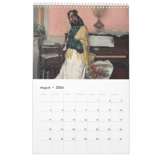 The Museum of Fine Art Chickens 2024 Calendar Kalender
