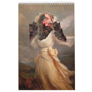 The Museum of Fine Art Chickens 2024 Calendar Kalender