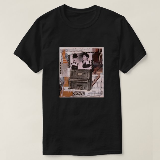 The Music Box (Laurel and Hardy) Classic T Shirt (Design framsida)