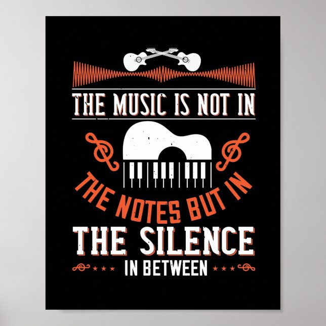 The Music Is Not In The Notes Poster (Framsidan)