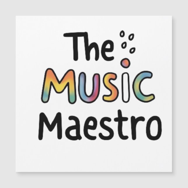 The Music Maestro  (Framsida)