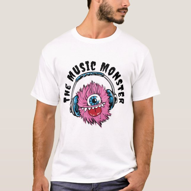 The Music Monster T-shirt (Framsida)