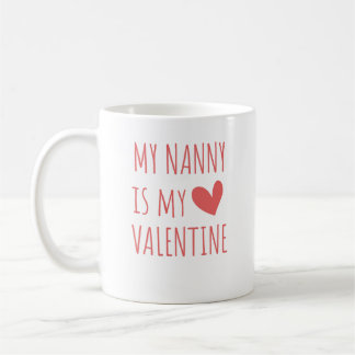 The Nanny is My Valentine Kaffemugg