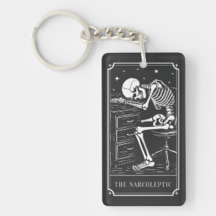 The Narcoleptic Tarot Card Narkolepsimedvetande Nyckelring