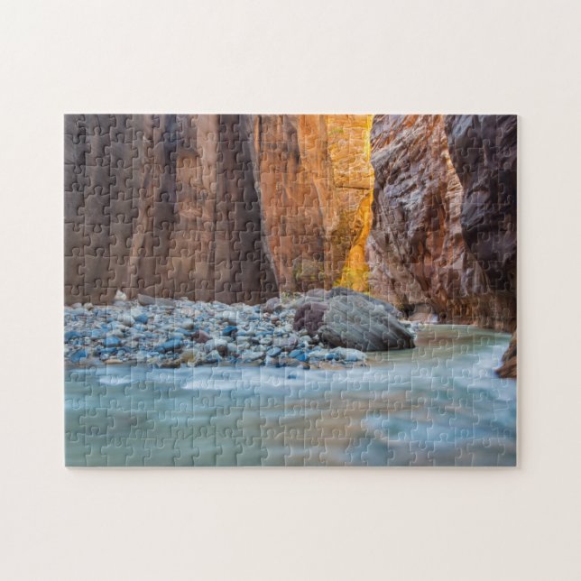 The Narrows av Virgin River på hösten 2 Pussel (Horisontell)