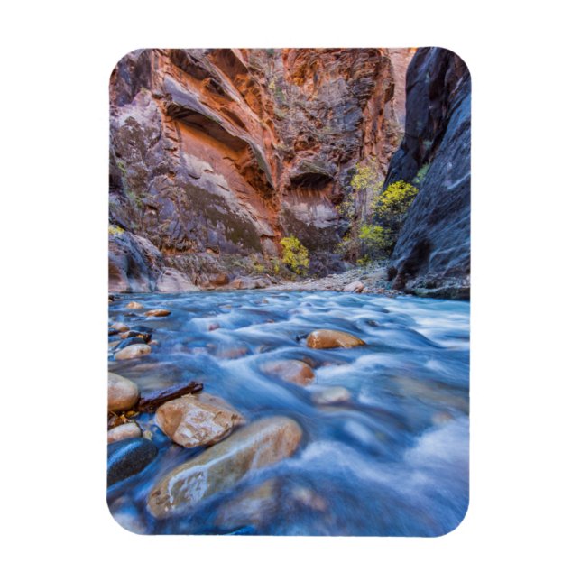 The Narrows Av Virgin River På Hösten 3 Magnet (Vertikal)