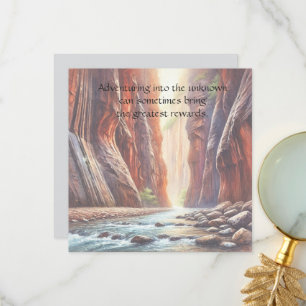 The Narrows / Zion National Park & Citat Tack Kort