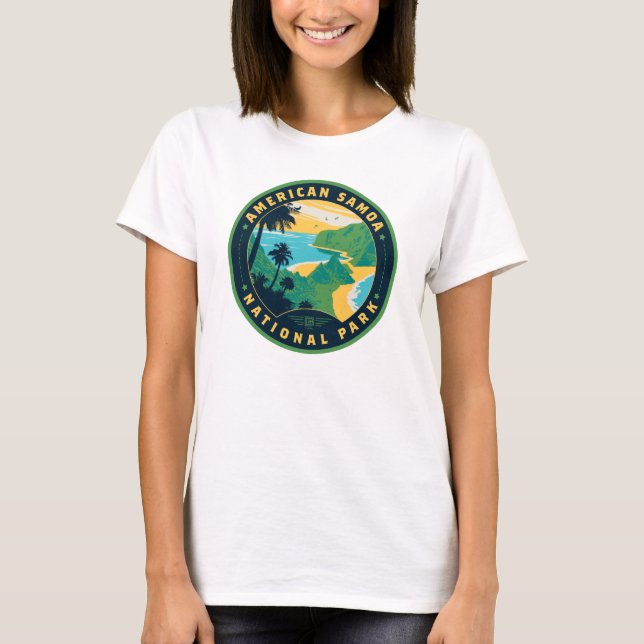 The National Park of American Samoa T Shirt (Framsida)