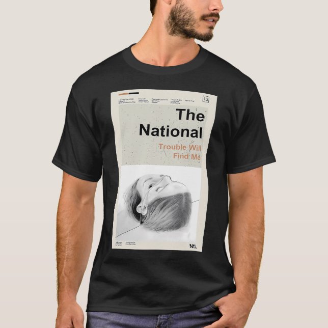 The National - Trouble Will Find Me T Shirt (Framsida)