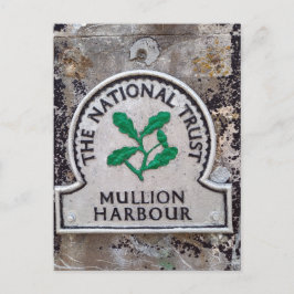 The National Trust - Mullion Harbour in Cornwall Vykort