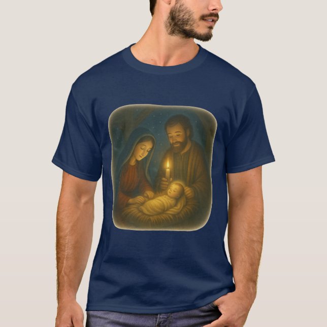  The Nativity Light T Shirt (Framsida)