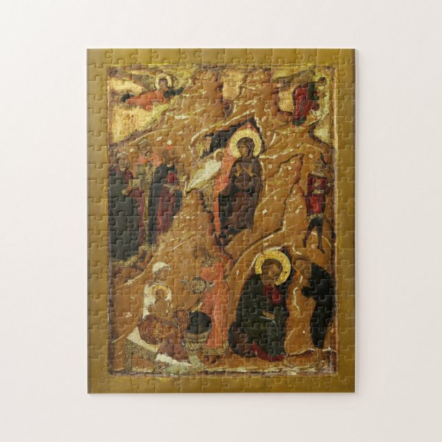 The Nativity of Christ from a Festival Tier Icon Pussel (Vertikal)