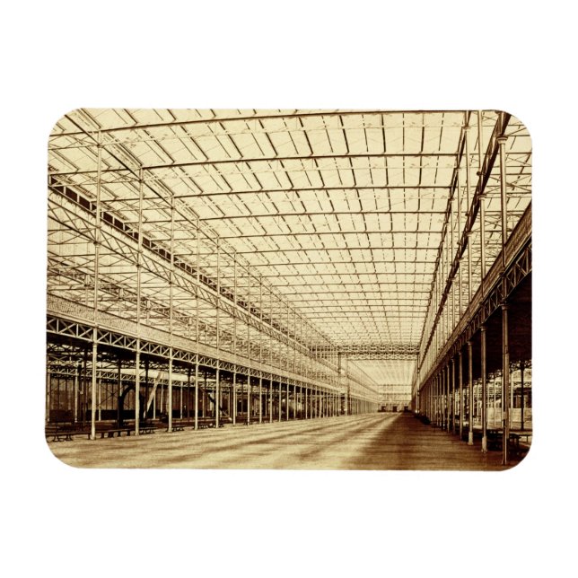 The Nave at Crystal Palace, Hyde Park, mars 1852 Magnet (Horisontell)