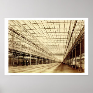 The Nave at Crystal Palace, Hyde Park, mars 1852 Poster
