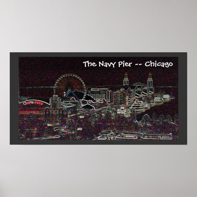 The Navy Pier - Chicago Poster (Framsidan)