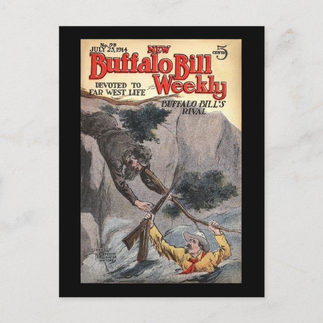 The New Buffalo Bill Weekly No. 98, 1914 Vykort (Framsida)