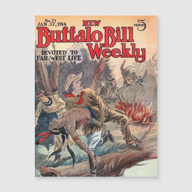 The New Buffalo Bill Weekly nr 71 1914 (Framsida)