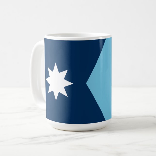 The new Flag of Minnesota State Kaffemugg (Framsida vänster)