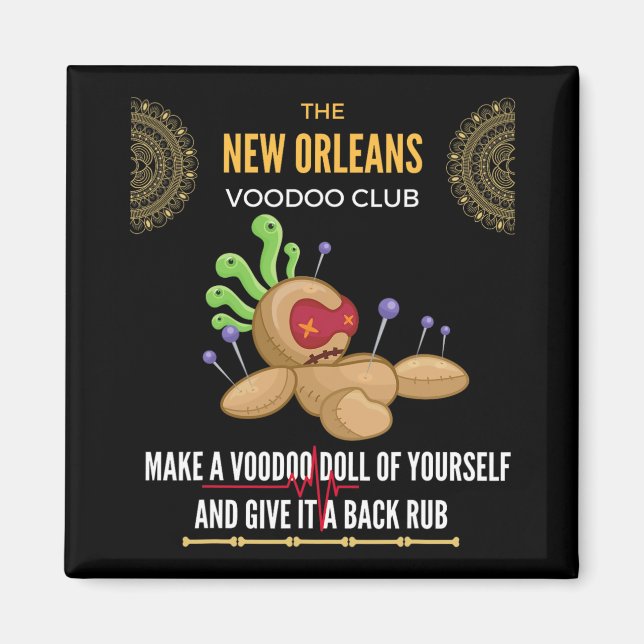 The New Orleans Voodoo Club - Crazy, Insane  Magnet (Framsidan)