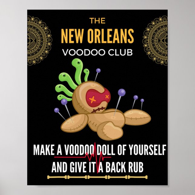 The New Orleans Voodoo Club - Crazy, Insane  Poster (Framsidan)