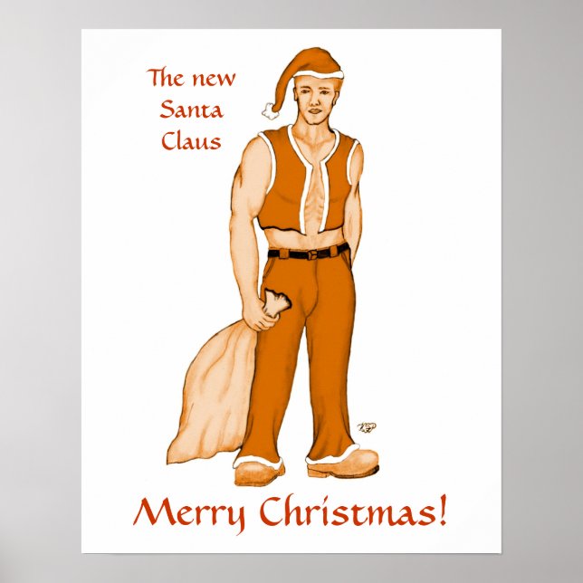 The new Santa Claus - Merry Christmas! Poster (Framsidan)
