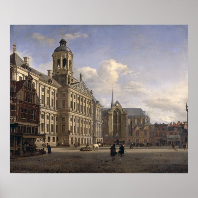 The New Town Hall, Amsterdam, 1668 Poster (Framsidan)