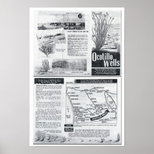 The New Town of Ocotillo Wells - 1960-talet Brochu Poster