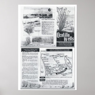 The New Town of Ocotillo Wells - 1960-talet Brochu Poster
