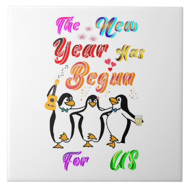 The New Year Has Begun For Us Kakelplatta (Framsidan)