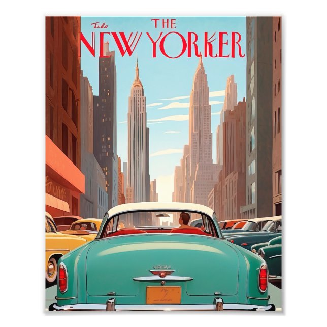 The New Yorker Fototryck (Framsidan)