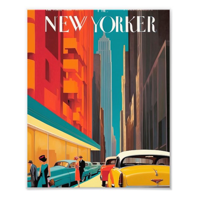 The New Yorker Fototryck (Framsidan)