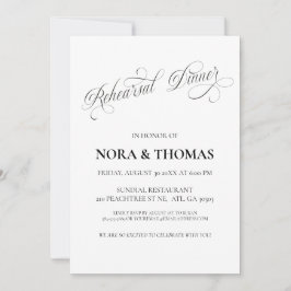 The Night Before Rehearsal Dinner Invitation Inbjudningar