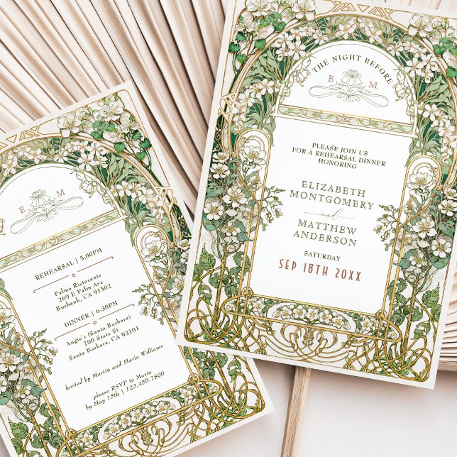 The Night Before Wedding Rehearsal Inbjudningar (Skapare uppladdad)