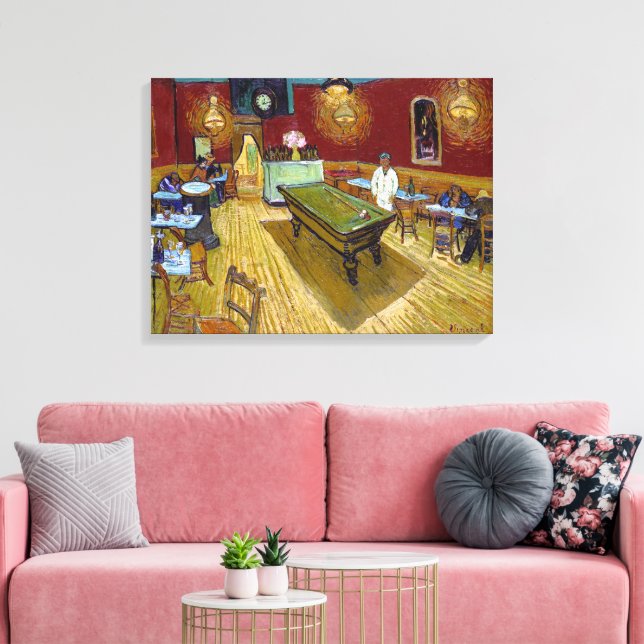The Night Cafe | Van Gogh | Canvastryck (Insitu (Vardagsrum))