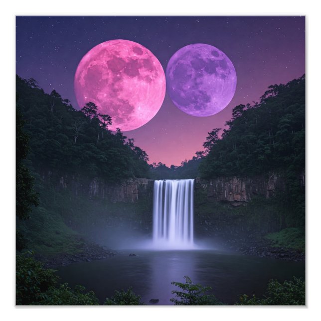 The Night Moons  Fototryck (Framsidan)