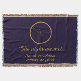 The Night We Met Star Map –Celestial love design Filt