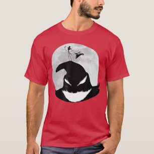 The Nightmare Before Christmas Oogie Boogie Moon v T Shirt